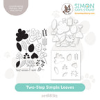 Simon Says Stamps Dies and Stencil Two-Step Simple Leaves set883ts