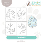 Simon Says Stencil and Die Monstera set890ms DieCember