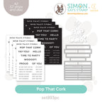 CZ Design EZ Strips and Dies Pop That Cork set893pc DieCember