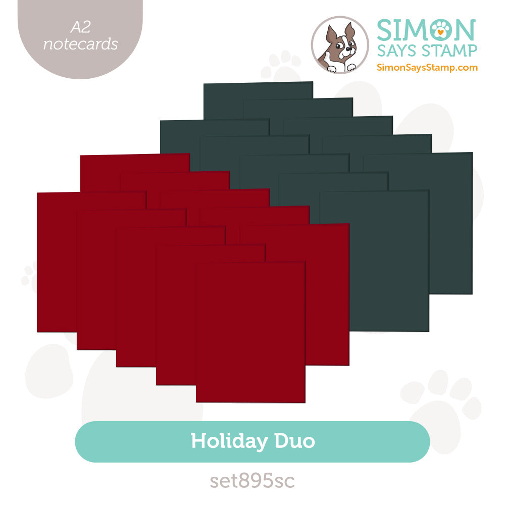 Simon Says Stamp Holiday Duo Pre-Scored Cards set895sc DieCember