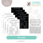 Simon Says Stamp EZ Strips and Dies Everyday set898ee DieCember