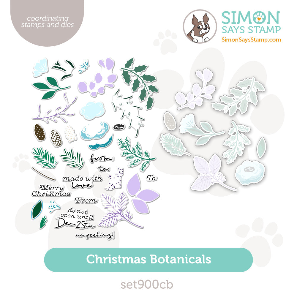 Simon Says Stamps and Dies Christmas Botanicals set900cb