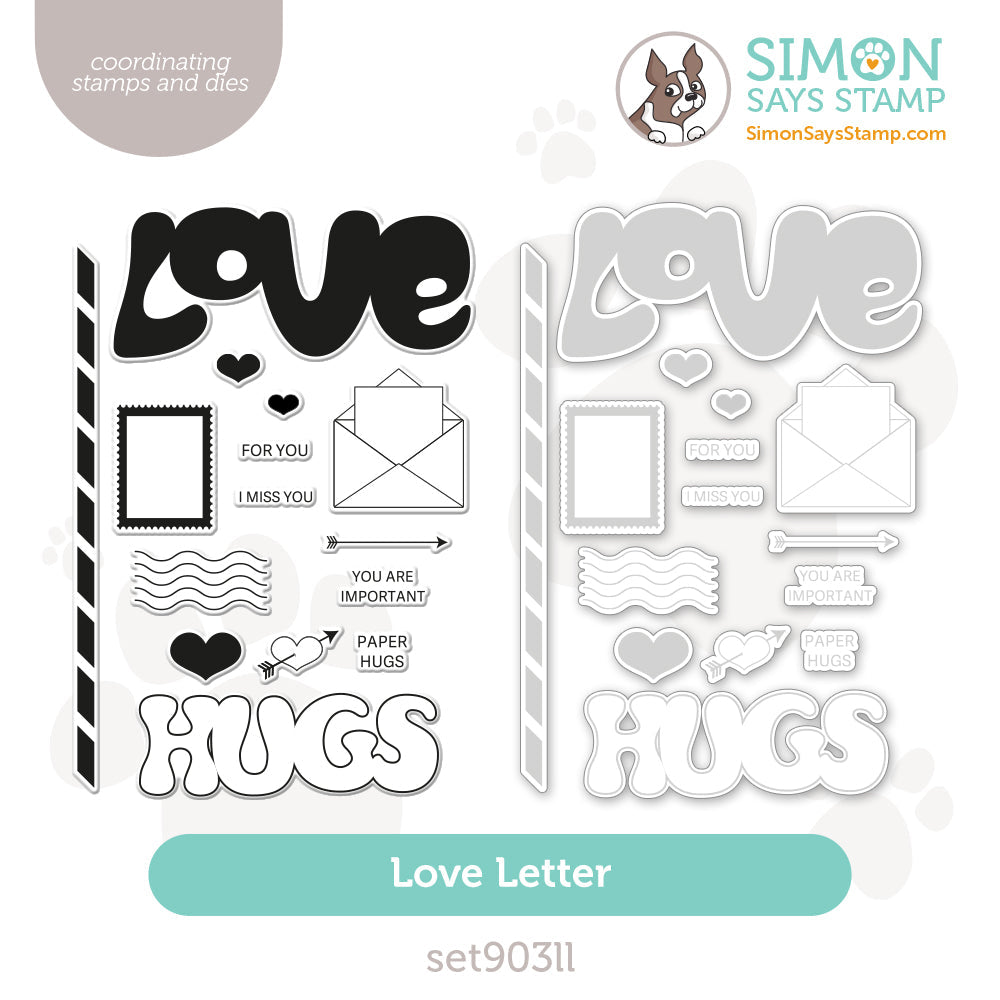 Simon Says Stamps and Dies Love Letter set903ll To Love