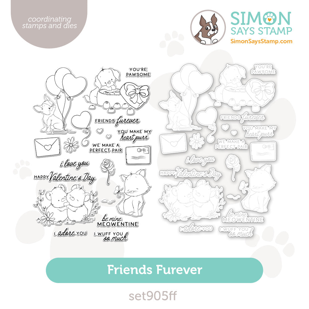 Simon Says Stamps and Dies Friends Furever set905ff To Love
