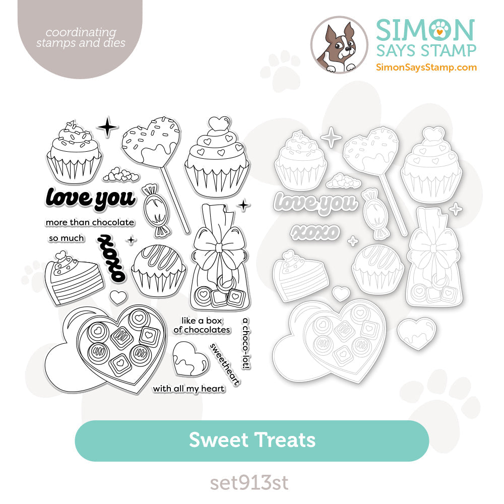 Simon Says Stamps and Dies Sweet Treats set913st To Be Loved