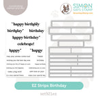 Simon Says Stamps and Dies EZ Strips Birthday set921ez To Be Loved