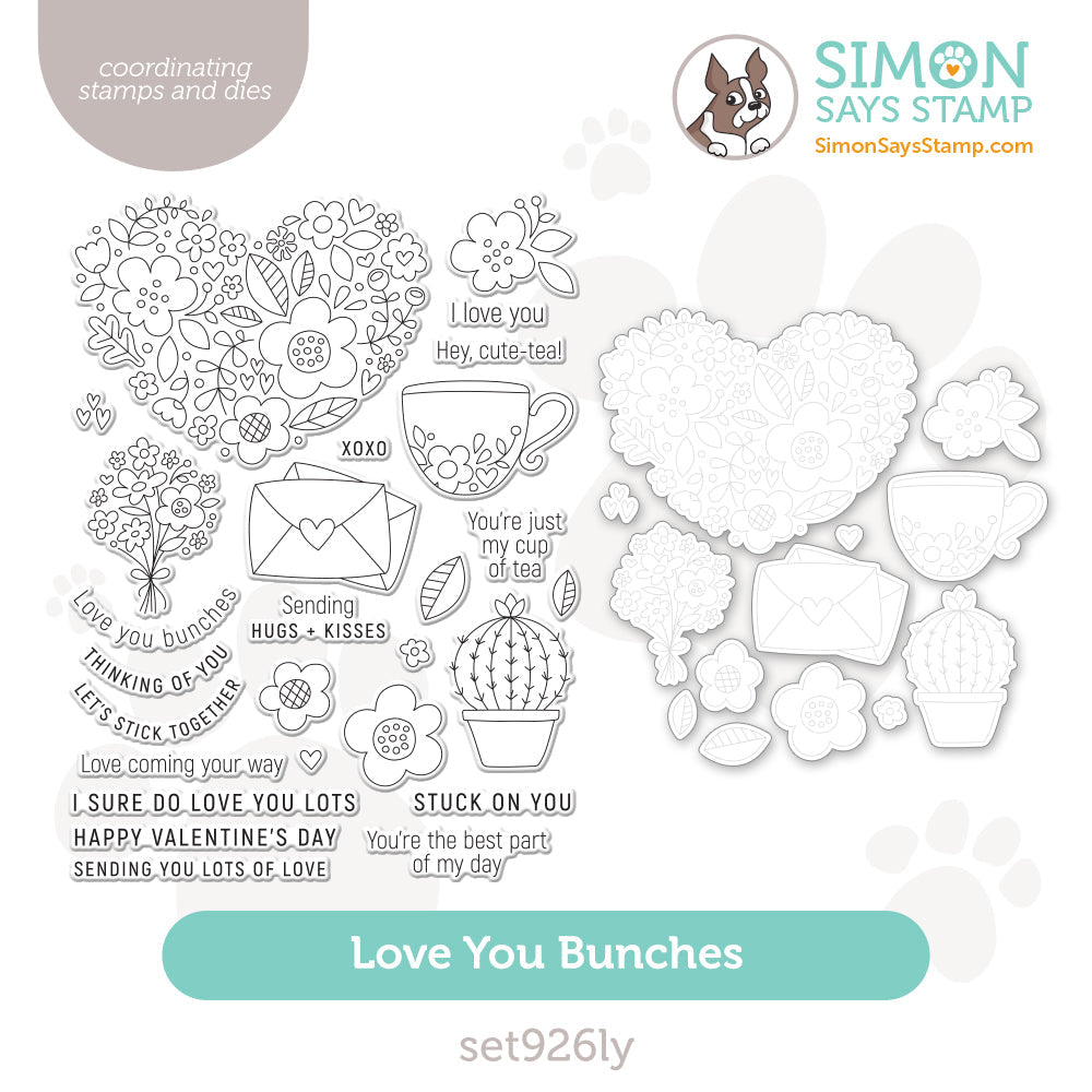 Simon Says Stamps And Dies Love You Bunches set926ly