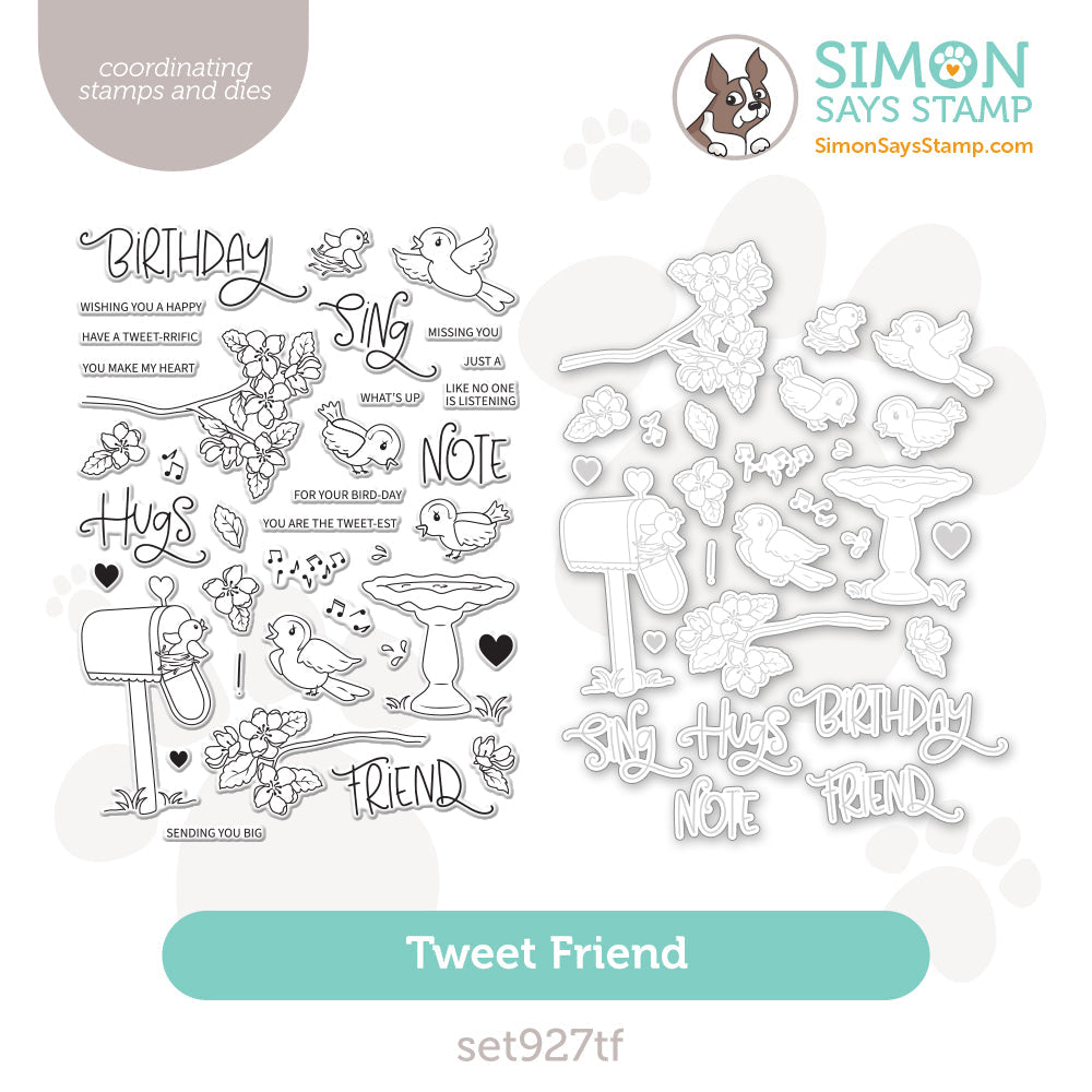 Simon Says Stamps And Dies Tweet Friend set927tf