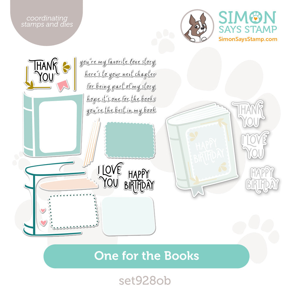 Simon Says Stamps and Dies One for the Books set928ob Favorite Things