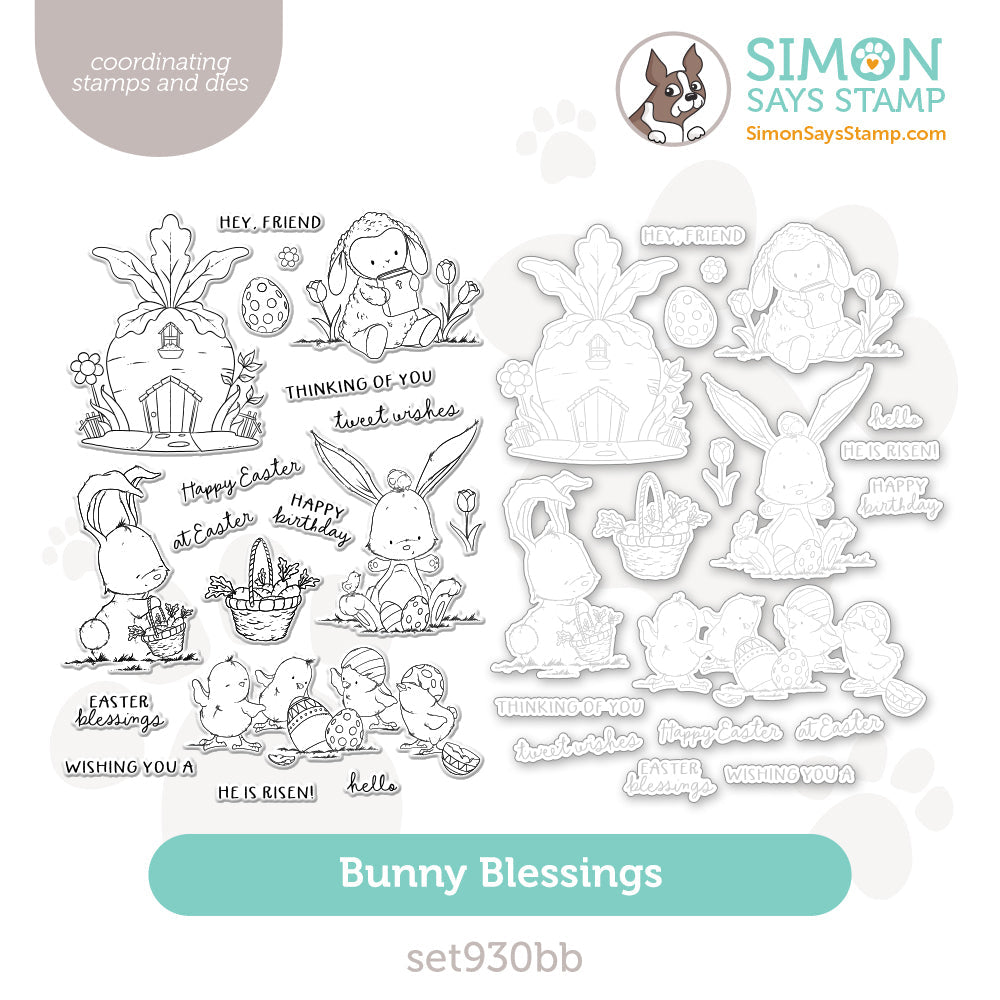 Simon Says Stamps and Dies Bunny Blessings set930bb Favorite Things