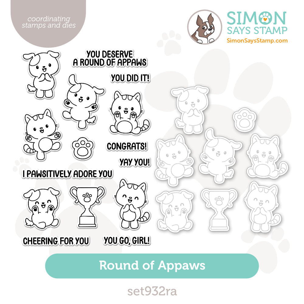Simon Says Stamps and Dies Round of Appaws set932ra Favorite Things