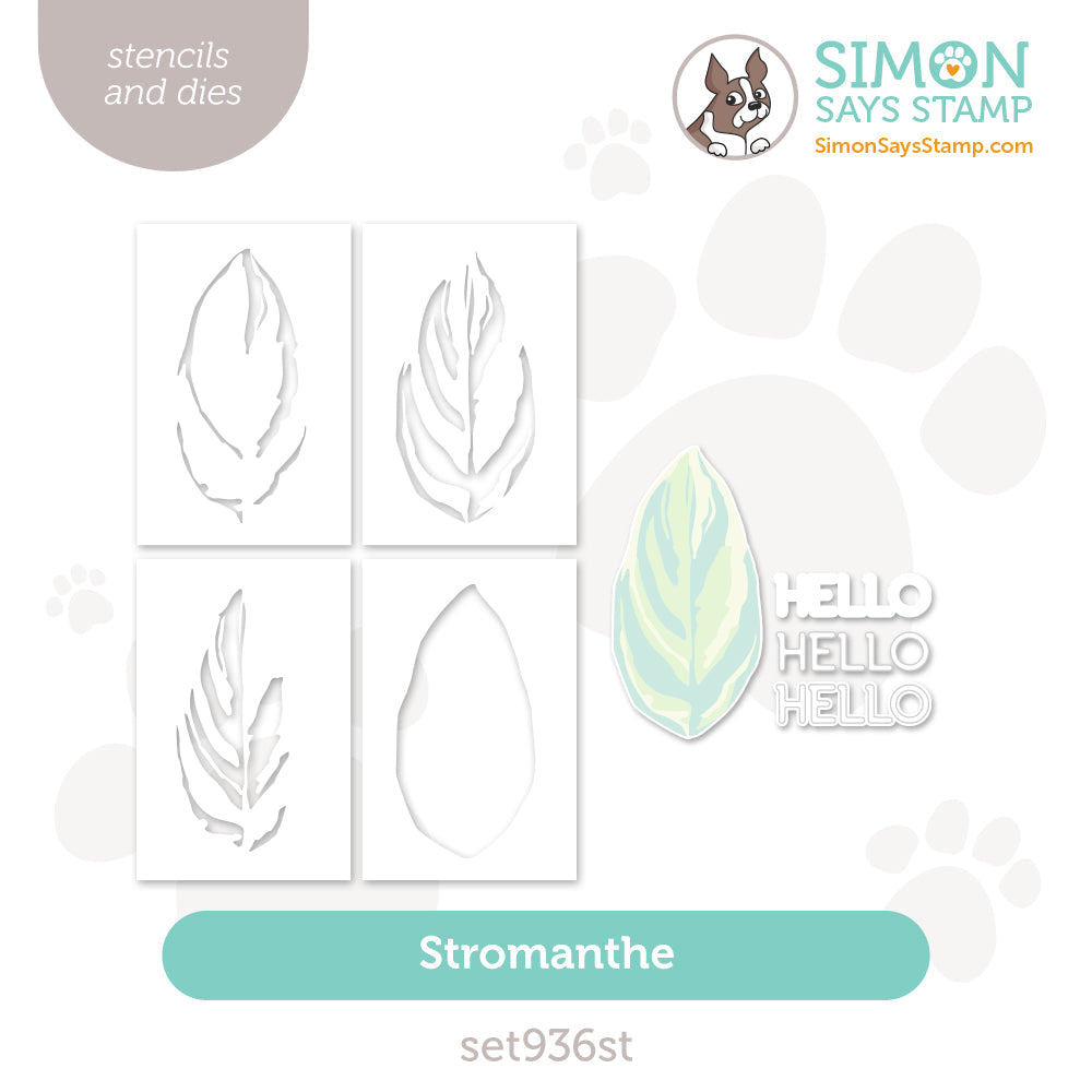Simon Says Stencils and Wafer Dies Stromanthe set936st Favorite Things