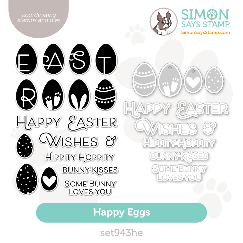 Simon Says Stamps and Dies Happy Eggs set943he Rain or Shine