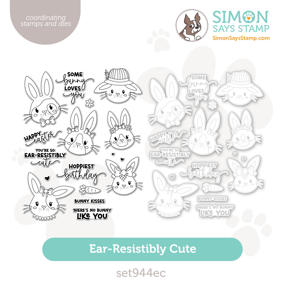 Simon Says Stamps and Dies Ear-Resistibly Cute set944ec Rain or Shine