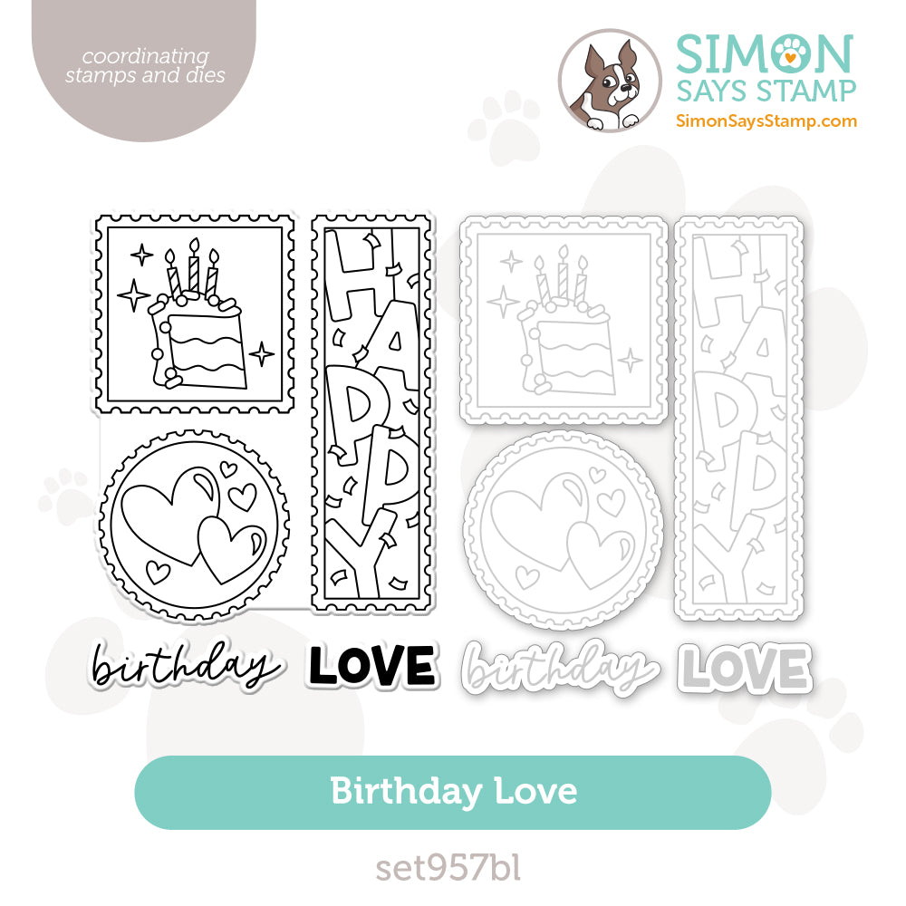 Simon Says Stamps and Dies Birthday Love set957bl