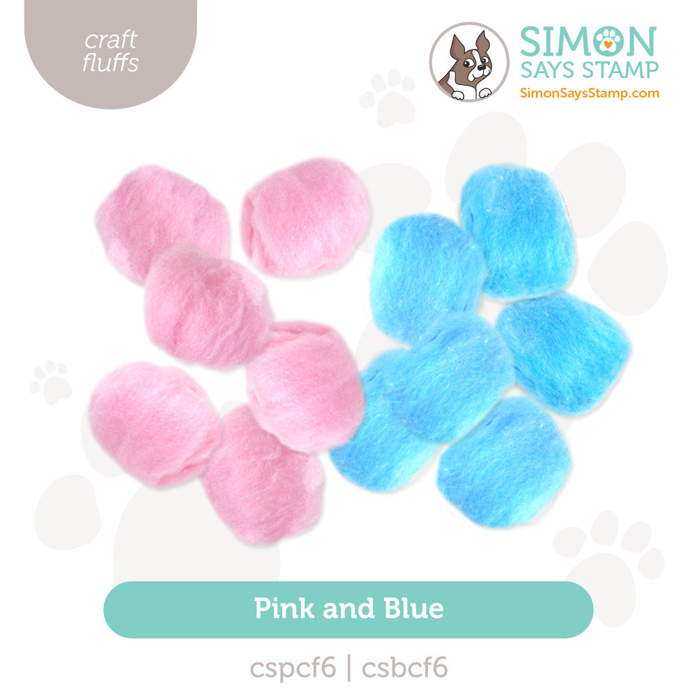 Creativity Street Pink and Blue Craft Fluffs Bundle setcf26