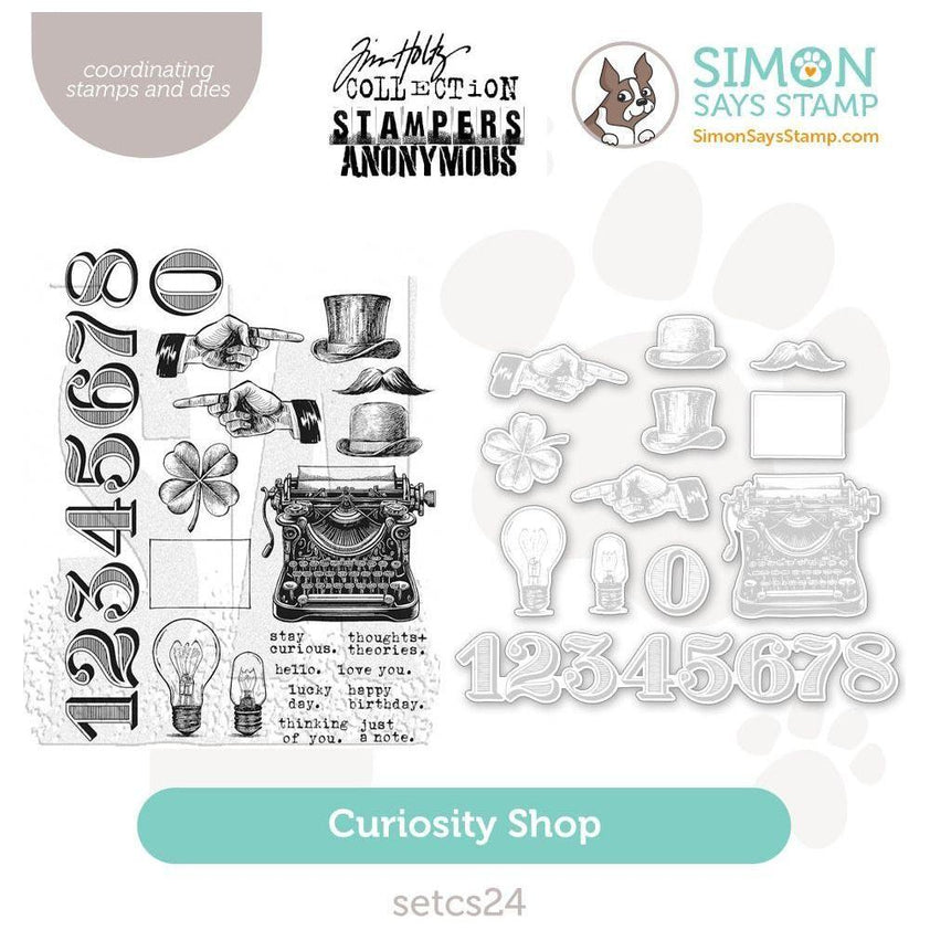 Simon Says Stamp Curiosity Shop Wafer Dies sss482