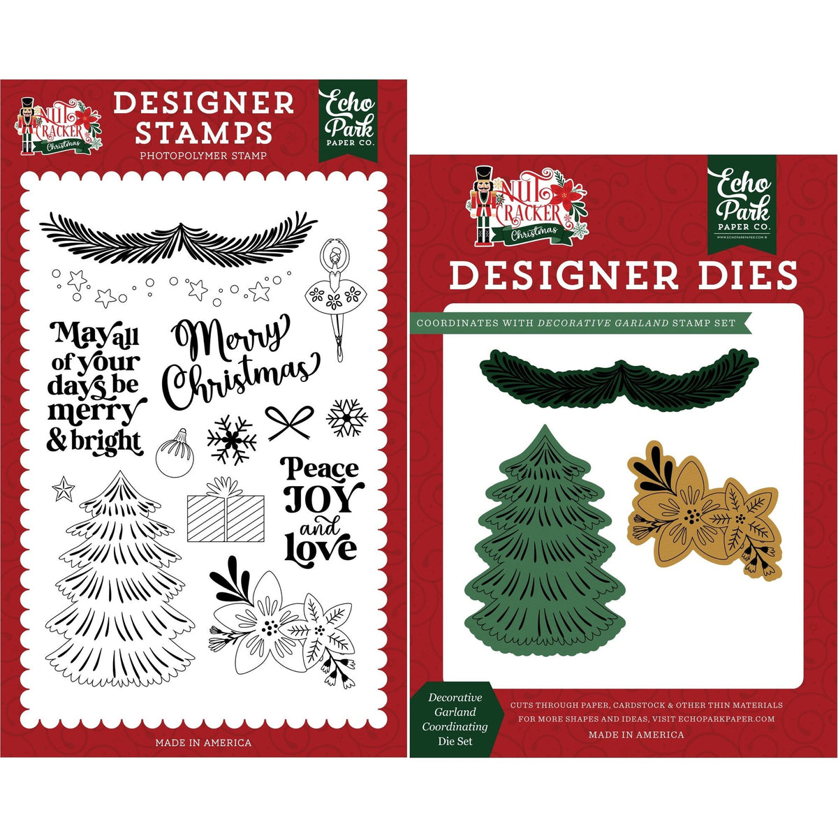 Echo Park Decorative Garland Stamps And Dies Bundle – Simon Says Stamp