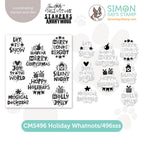 Tim Holtz Holiday Whatnots Stamps with Simon Says Stamp Dies Bundle setho24