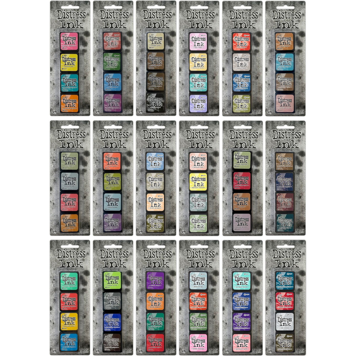 Tim Holtz Mini Distress Ink Pads Bundle of 72 – Simon Says Stamp