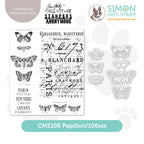Tim Holtz Papillon Stamps with Simon Says Stamp Dies Bundle setpp25
