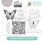 Tim Holtz Perspective Stamps with Simon Says Stamp Dies Bundle setps25