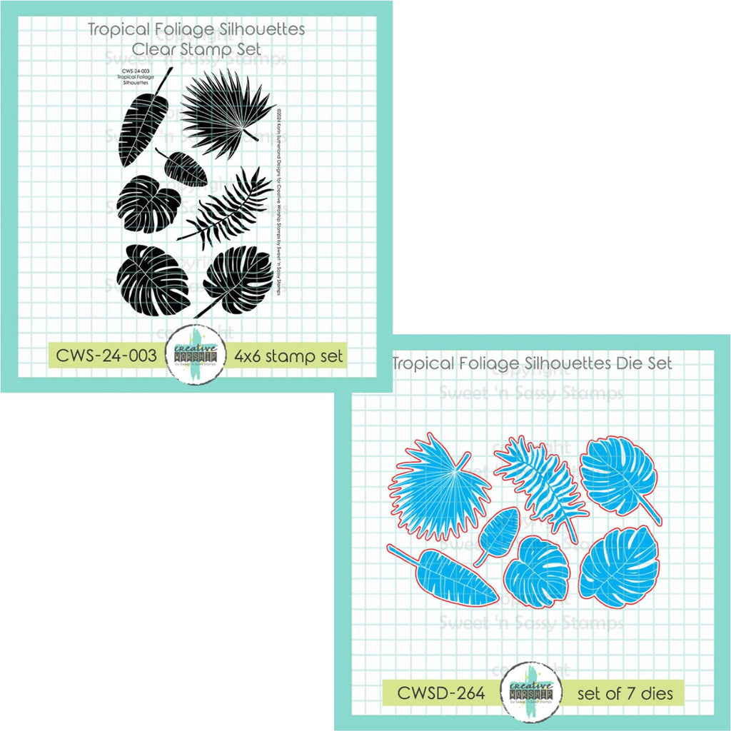 Sweet 'N Sassy Tropical Foliage Silhouettes Bundle