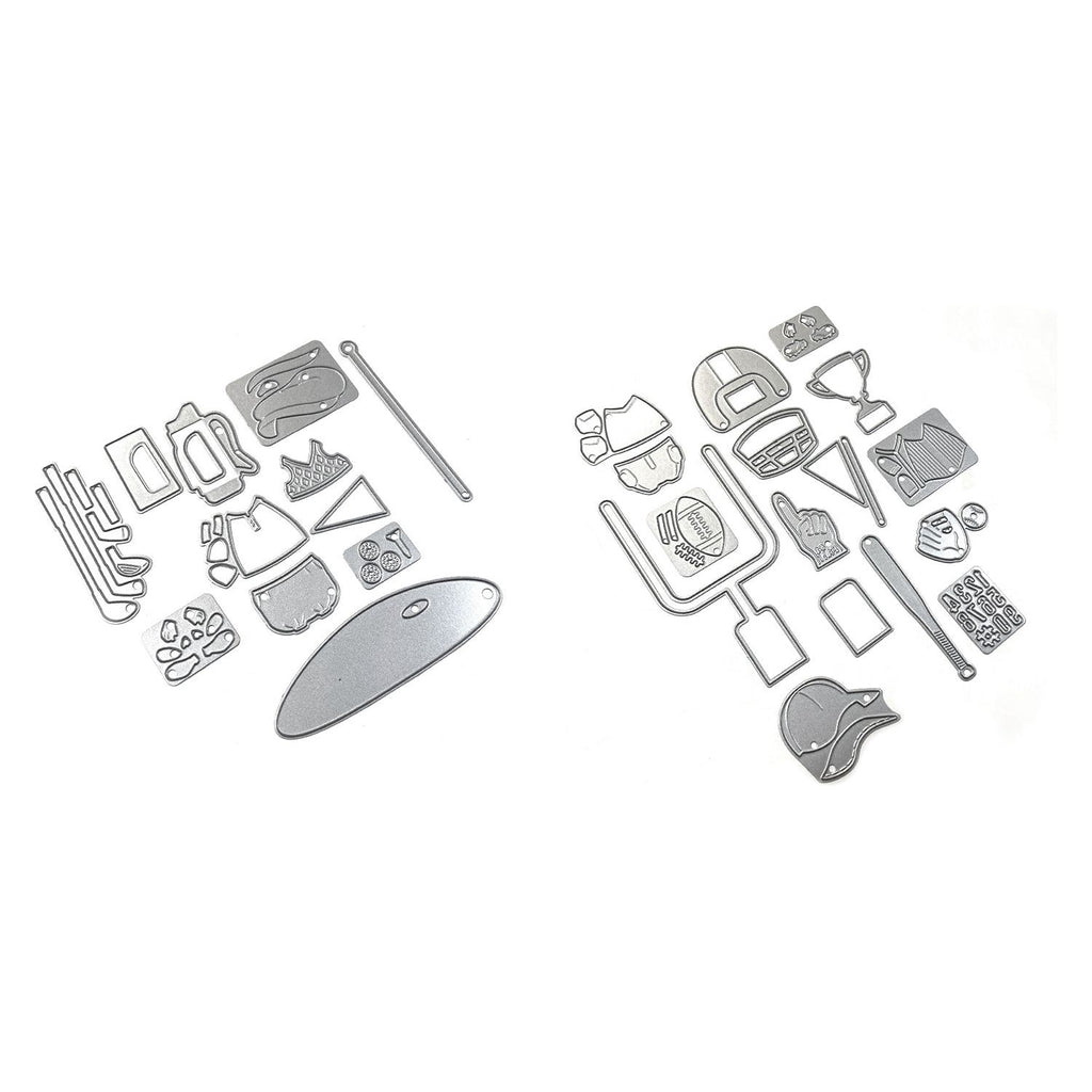 Elizabeth Craft Designs Mouse Sports Accessories Stamps and Dies Bundle