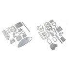 Elizabeth Craft Designs Mouse Sports Accessories Stamps and Dies Bundle