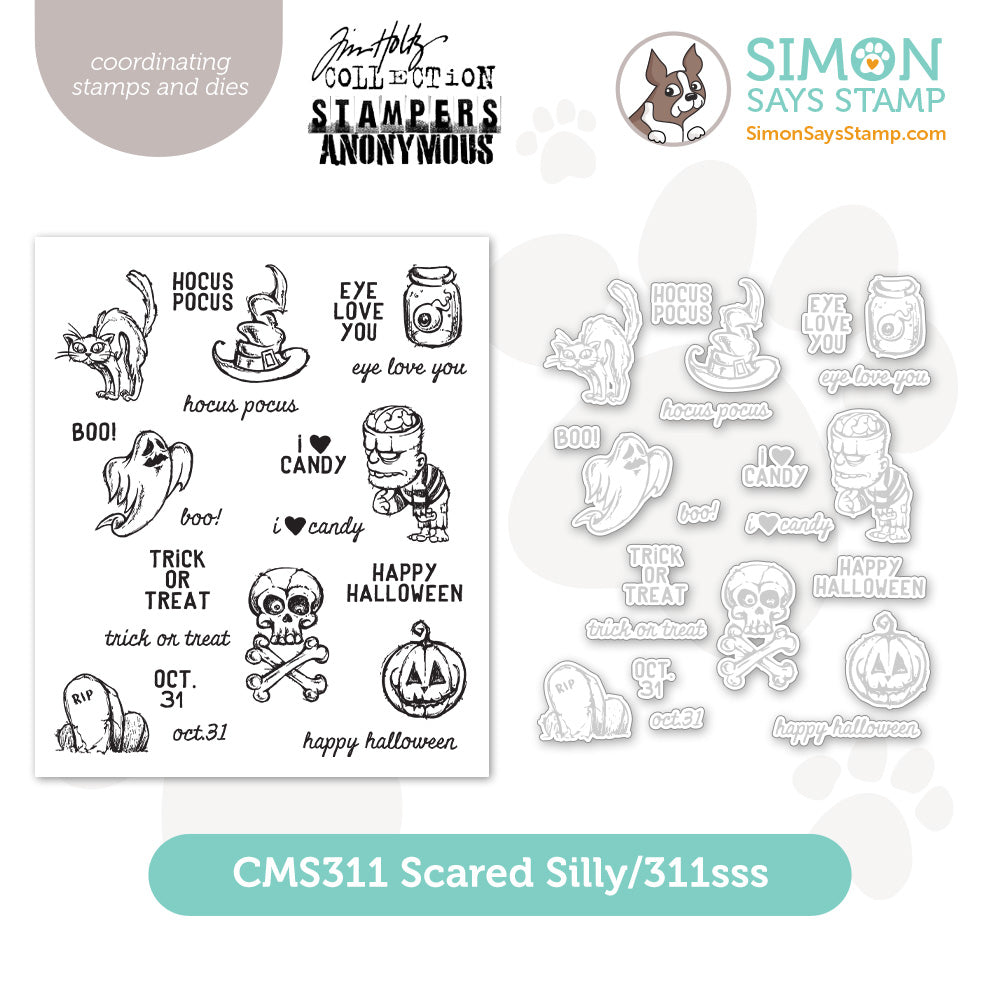 setss26_ScaredSilly_storeimage scared silly halloween stamps plus dies bundle set