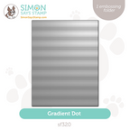 Simon Says Stamp Embossing Folder Gradient Dot sf320 Just A Note