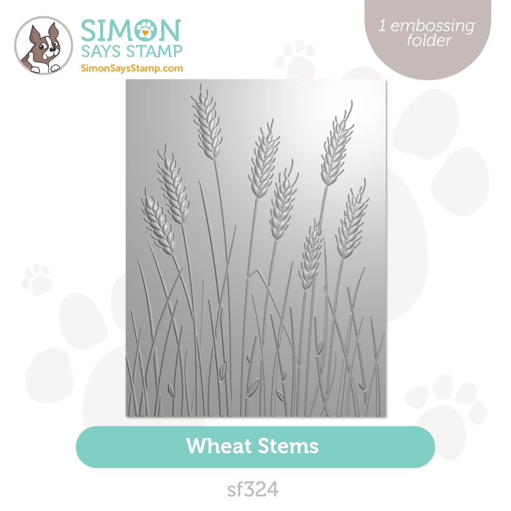 Simon Says Stamp Embossing Folder Wheat Stems sf324 Season Of Wonder