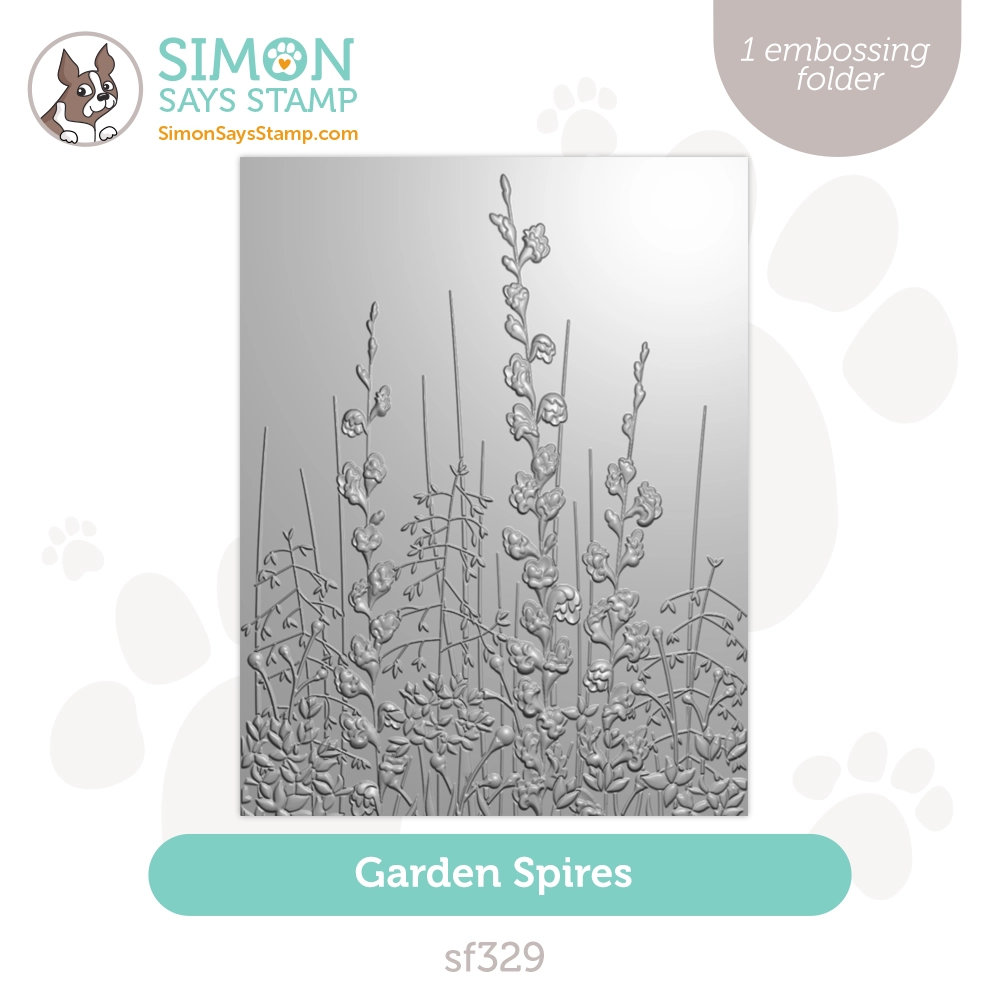 Simon Says Stamp Embossing Folder Garden Spires sf329 Out Of This World