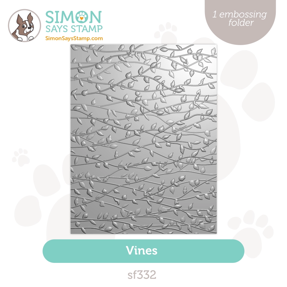 Simon Says Stamp Vines Embossing Folder Simon Says Stamp Vines Embossing Folder