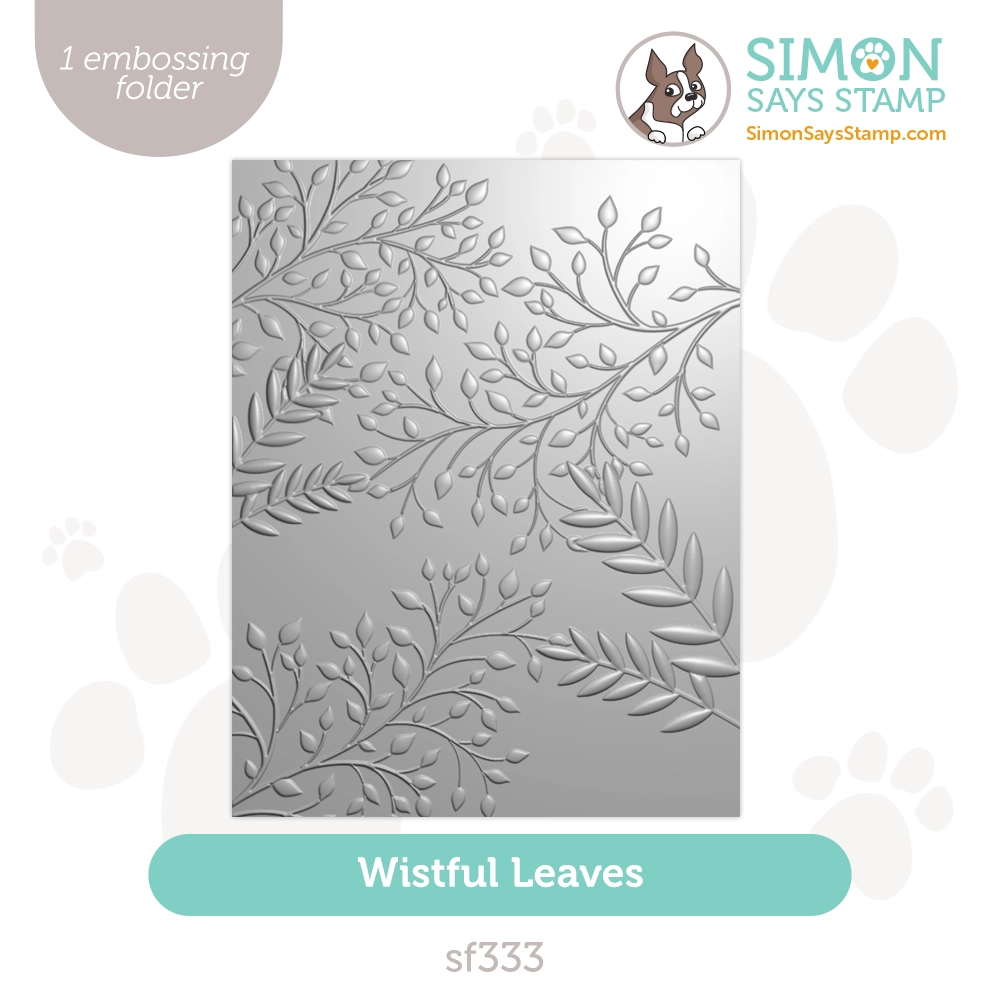 Simon Says Stamp Embossing Folder Wistful Leaves sf333