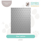 Simon Says Stamp Embossing Folder Star Lattice sf334