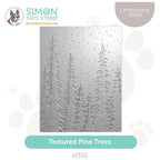 Simon Says Stamp Embossing Folder Textured Pine Trees sf351 Season Of Wonder