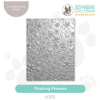 Simon Says Embossing Folder Floating Flowers sf393
