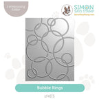 Simon Says Stamp Embossing Folder Bubble Rings sf403 Cheering for You