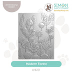 Simon Says Stamp Embossing Folder Modern Forest sf420 Festive Fun