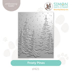 Simon Says Stamp Embossing Folder Frosty Pines sf421 Festive Fun