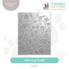 Simon Says Stamp Embossing Folder Dancing Floral sf426 To Be Loved