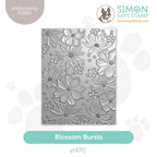 Simon Says Stamp Embossing Folder Blossom Bursts sf470 Happy Camper