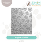 Simon Says Stamp Embossing Folder Wiggle Flowers sf476 Rain or Shine