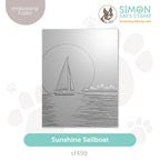 Simon Says Stamp Embossing Folder Sunshine Sailboat sf498 Friend Like You