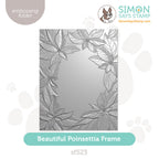 Simon Says Stamp Embossing Folder Beautiful Poinsettia Frame sf523 And Everything Nice
