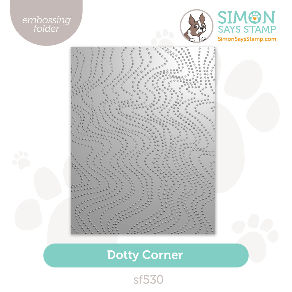 Simon Says Stamp Embossing Folder Dotty Contour sf530 Shine On