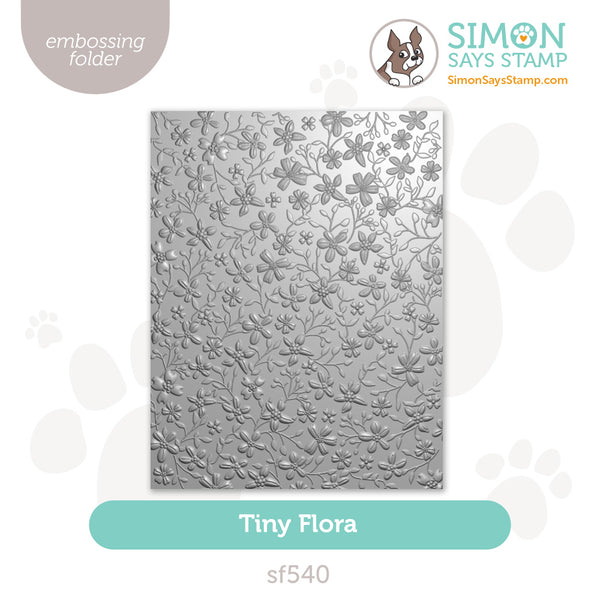 Simon Says Stamp Embossing Folder Tiny Flora sf540