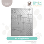 Simon Says Stamp Embossing Folder All Wrapped Up sf553