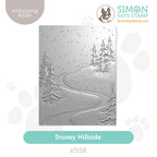Simon Says Stamp Embossing Folder Snowy Hillside sf558 And Everything Nice